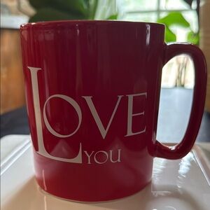 Red Love You Mug
